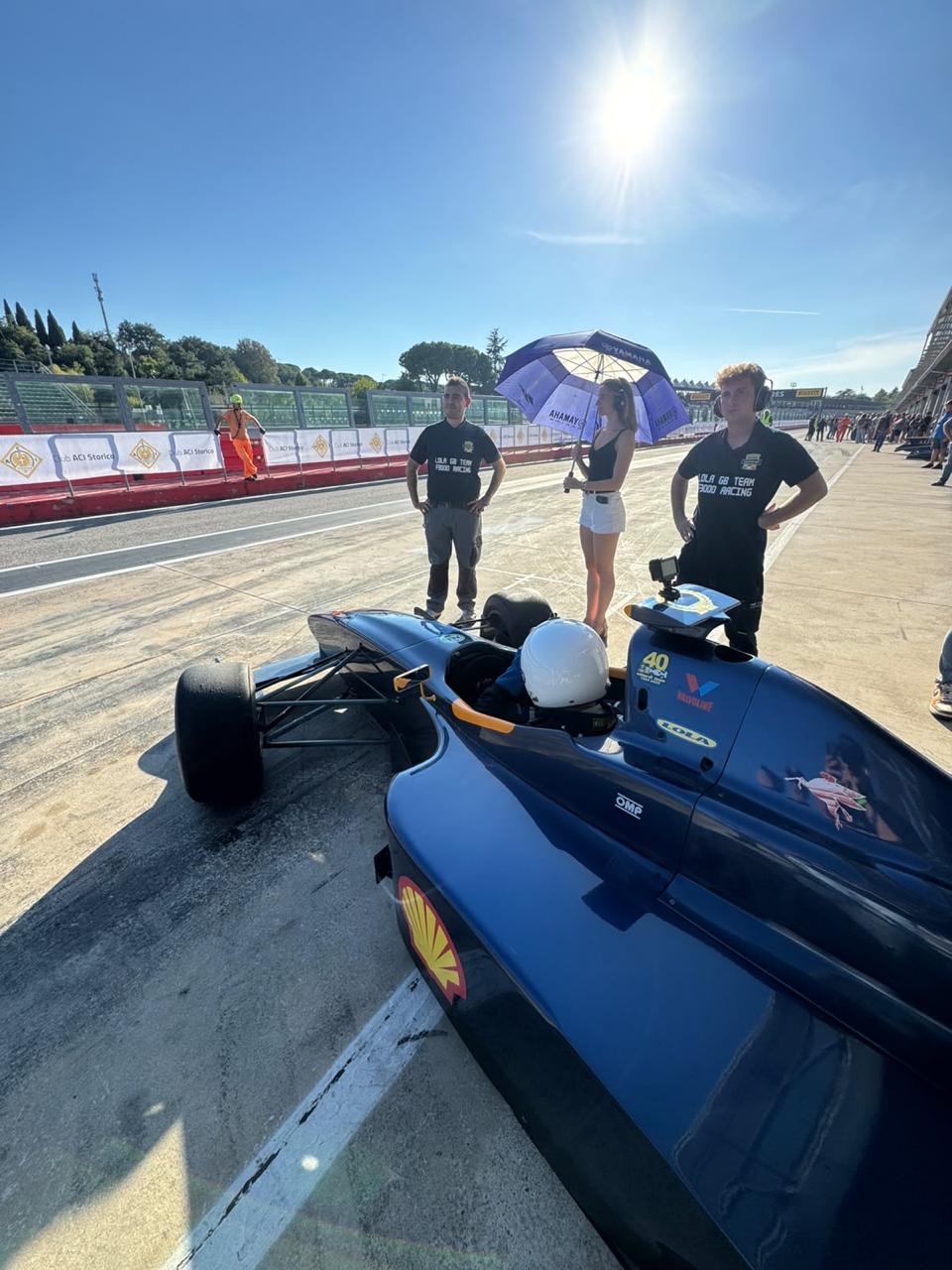 A Lola na pista de Imola